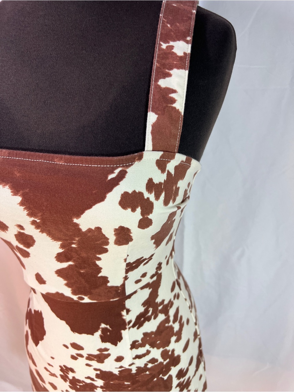 Show Me Your Mumu Dorothy Dress - XS - Holy Cow sleeveless animal print mini - Picture 6 of 11